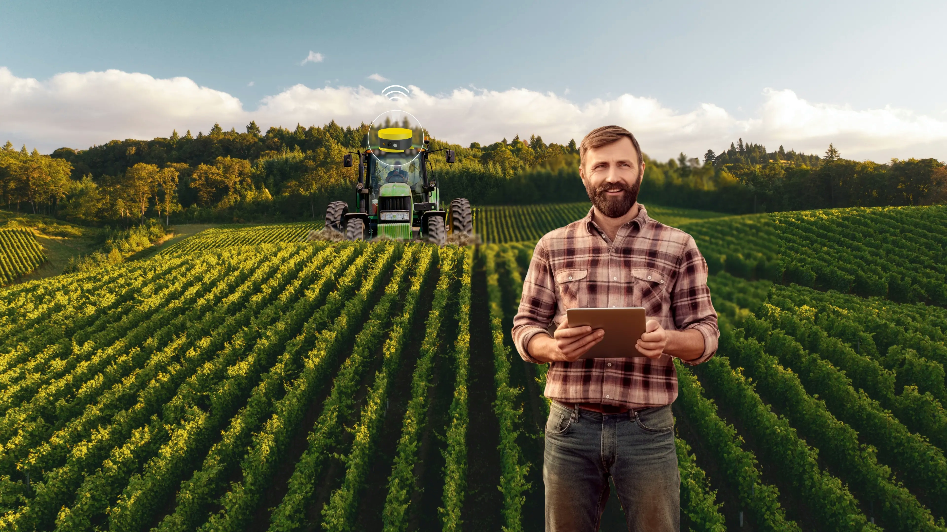 A simple, affordable precision farming starts with FieldBee's Manual Guidance