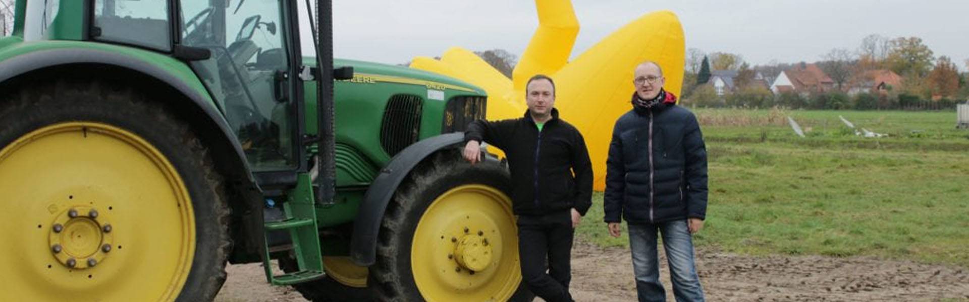 FieldBee RTK with automatic steering. A loyal customer is as good as