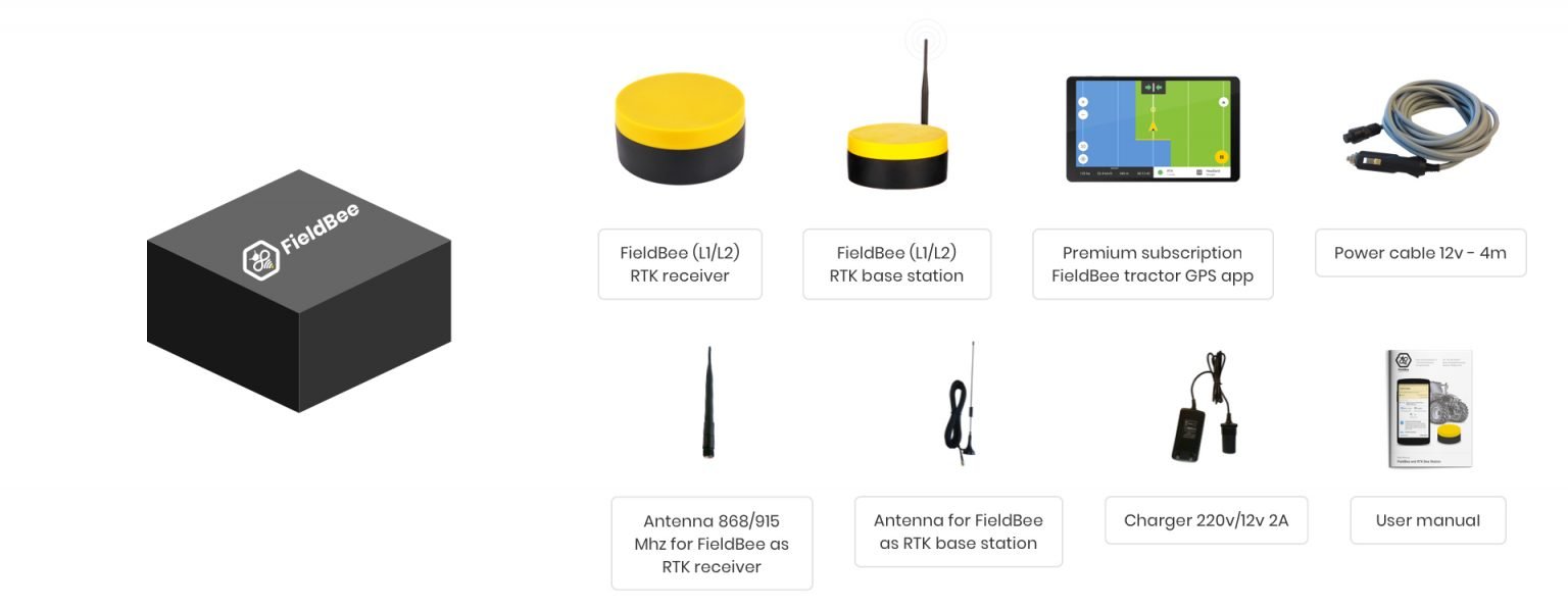 RTK GPS system for agriculture FieldBee