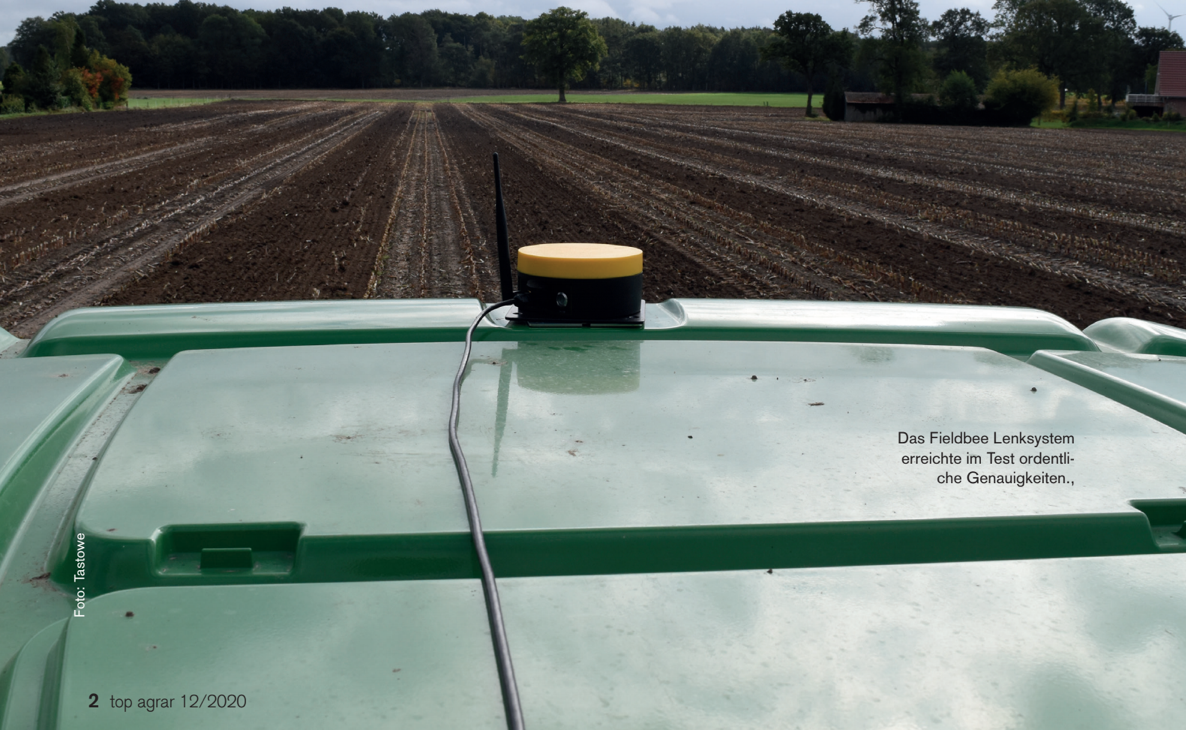 FieldBee is featured in TopAgrar magazine as an affordable tractor