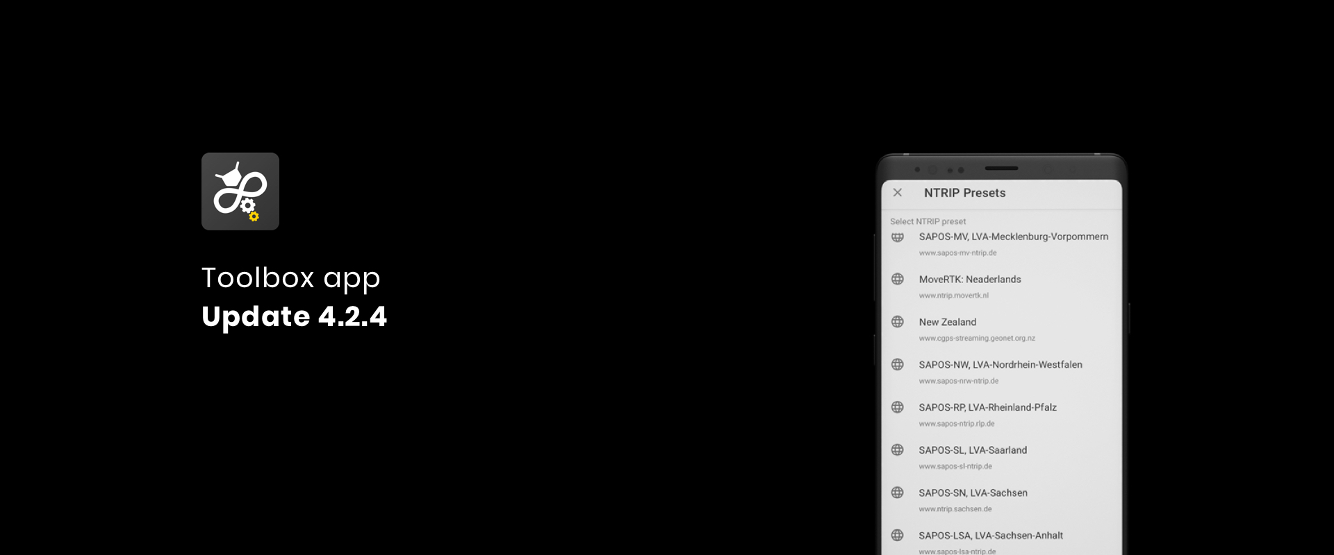 Get RTK signal from local NTRIP network faster and easier. FieldBee
