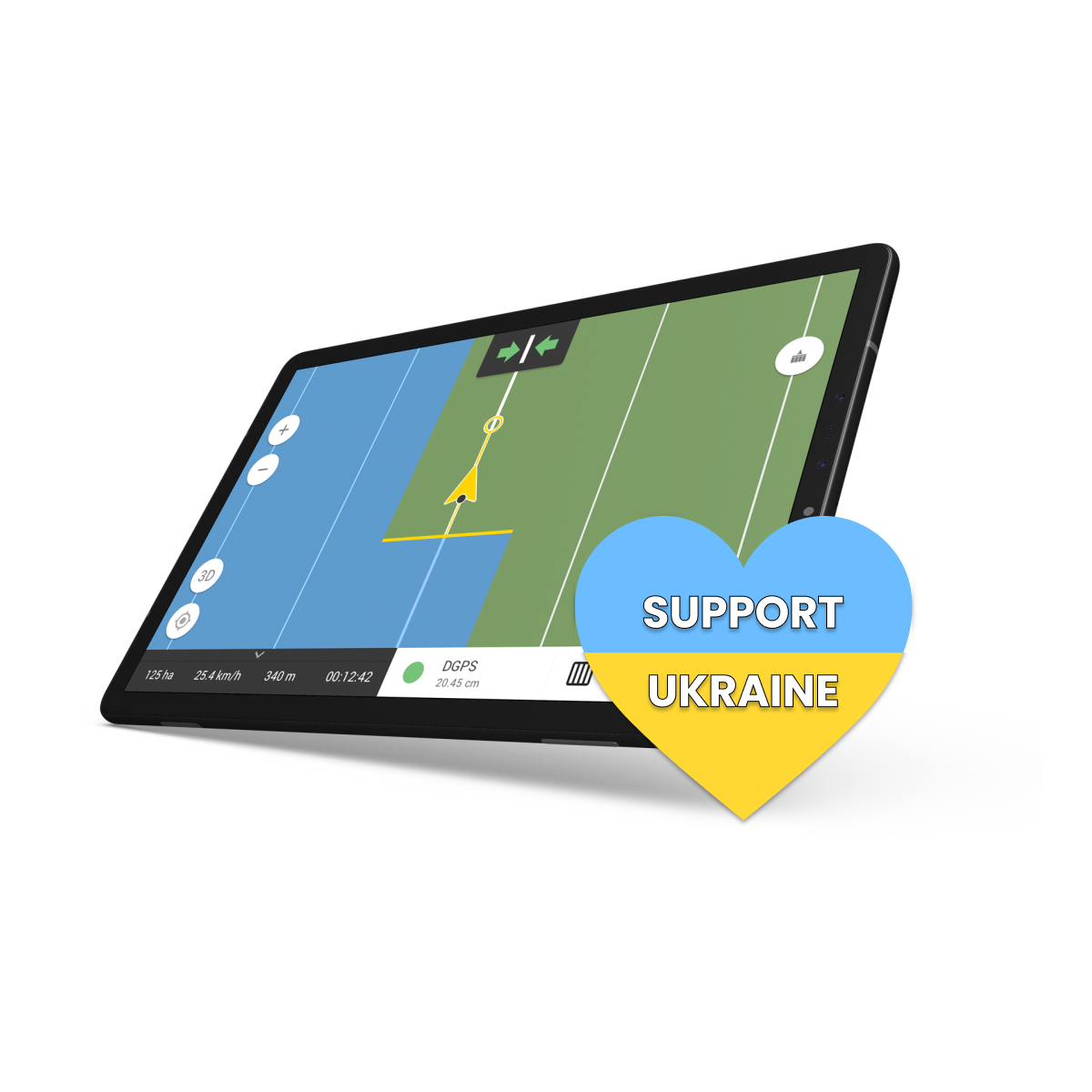 Tractor GPS navigation (Premium subscription) FieldBee