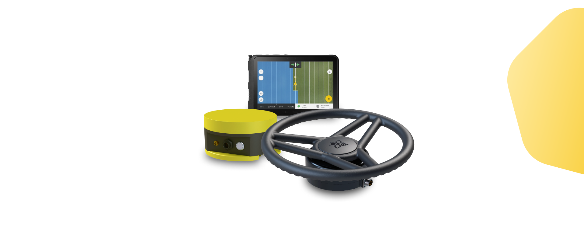 FieldBee PowerSteer is Here! Fieldbee GPS systems for farmers