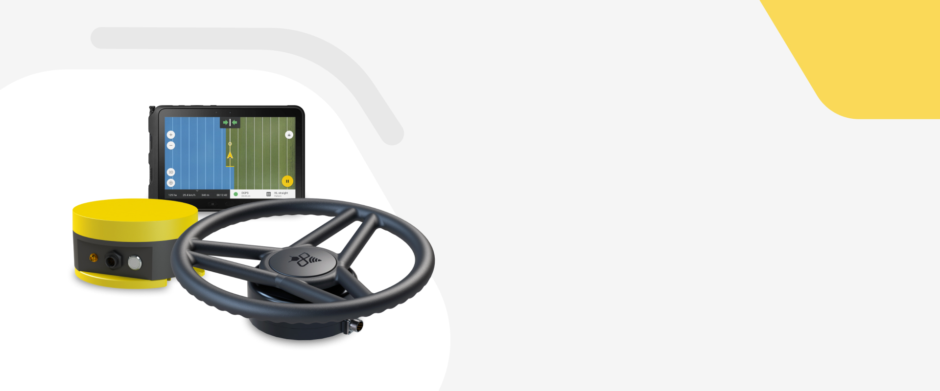 Easy connection for PowerSteer FieldBee’s new autosteer system